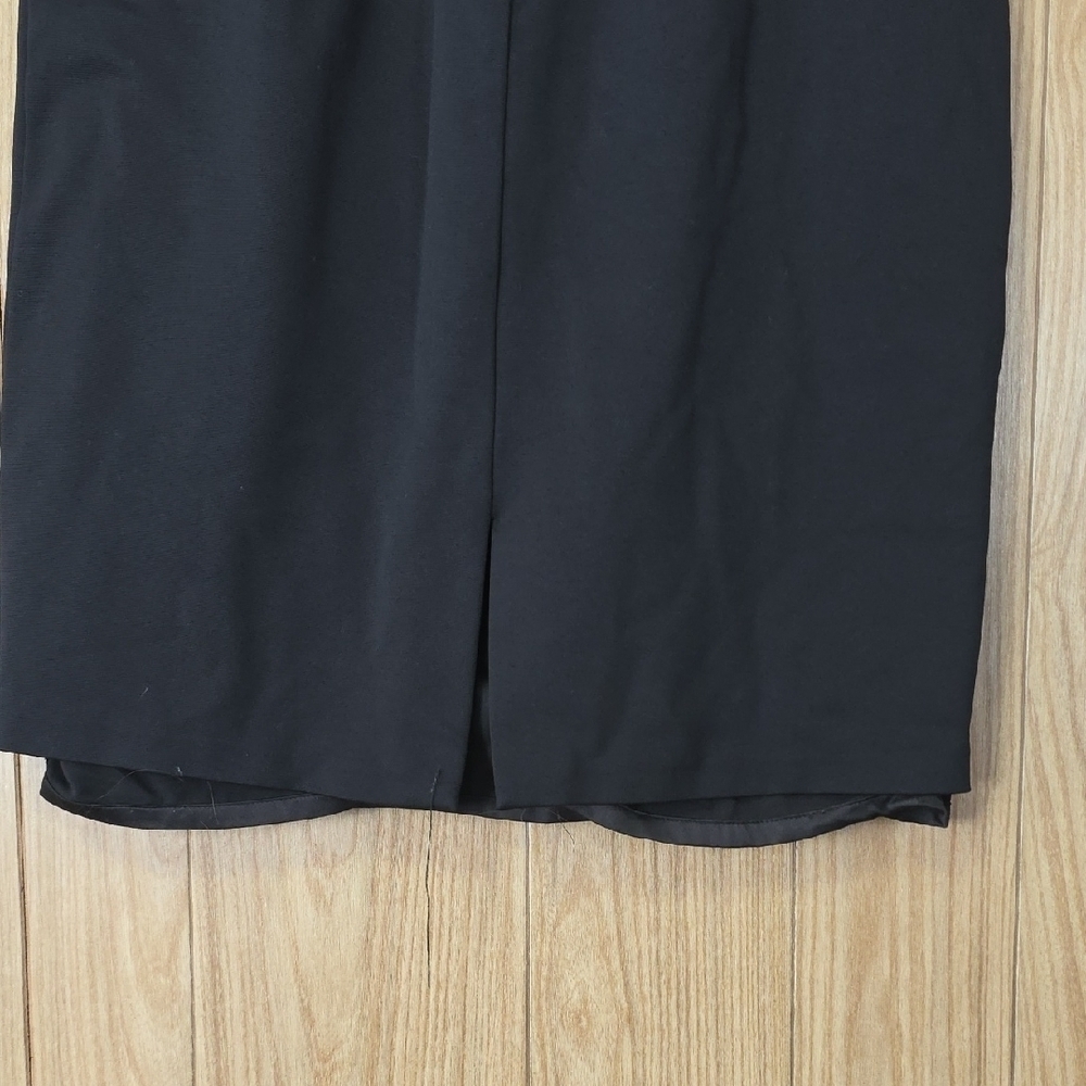 White House Black Market Blue and Black Mini Dress - Picture 6 of 8